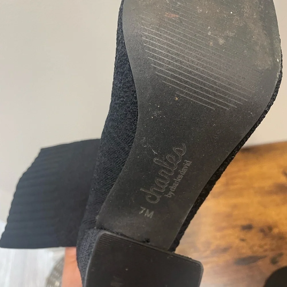 Charles by Charles David black socket booties 7 m - Picture 6 of 7